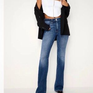 Good American Classic Blue Bootcut Jeans NWOT